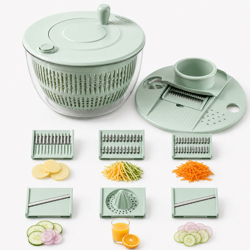 Celasti 3-in-1 Salad Spinner & Slicer